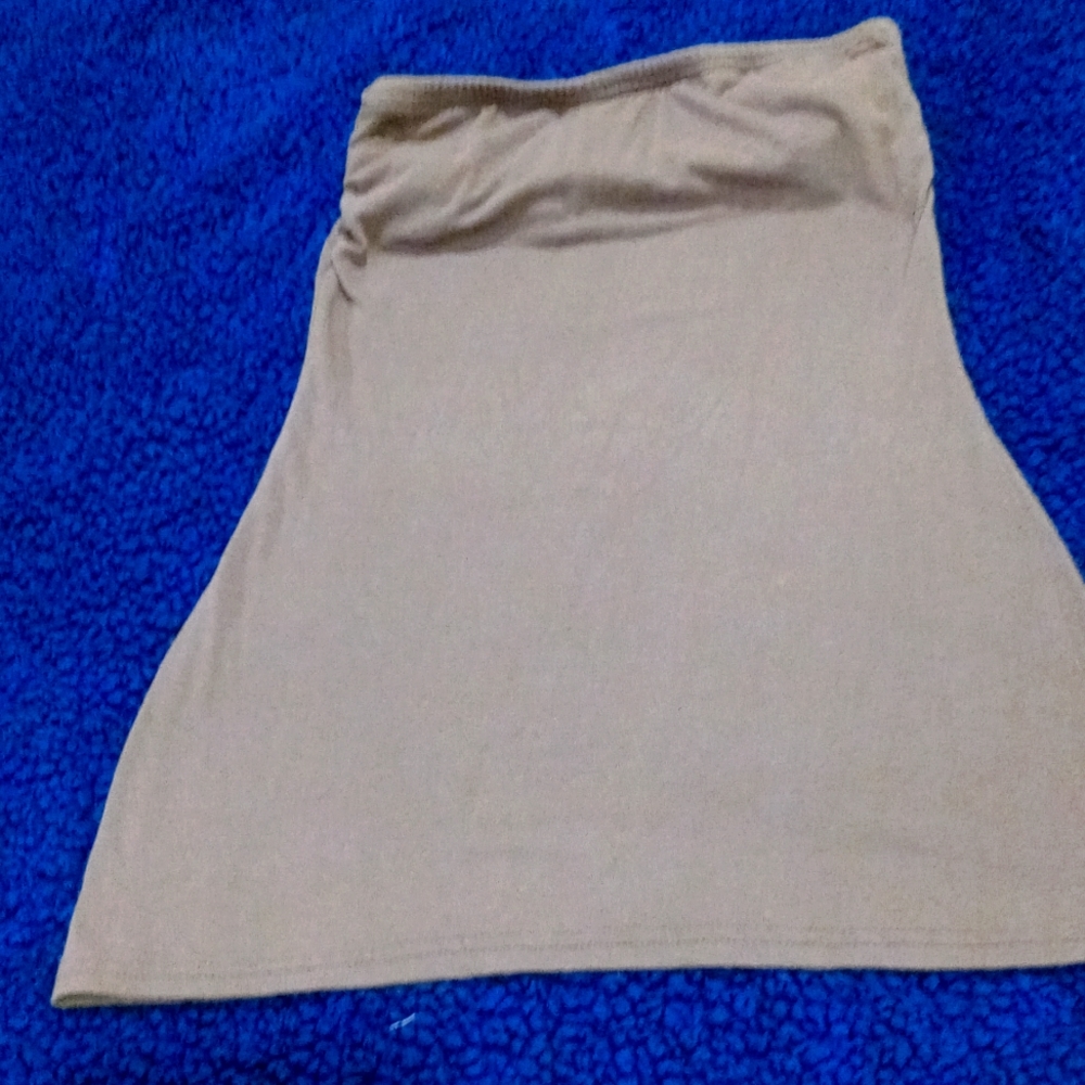 Strapless shirt
